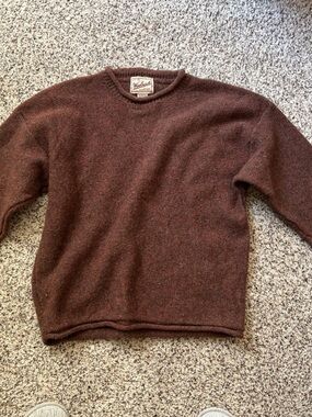 Woolrich women’s sweater brown, cowl neck